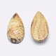Cabochons en jaspe avec motif naturel G-P384-M04-2