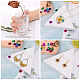 Fashewelry 650 pcs 13 couleurs cabochons en aluminium MRMJ-FW0001-01C-7