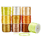 Pandahall elite 10 rollos 10 colores nylon rattail cordón satinado NWIR-PH0002-08A-1