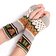 Acrylic Fiber Yarn Knitting Fingerless Gloves COHT-PW0002-07F-1