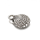 Shell Tibetan Style Zinc Alloy Charms PALLOY-ZN48293-AS-RS-2
