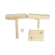 Expositores de pulseras con barra en T de madera de 2 nivel BDIS-F005-02A-3