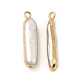 Colgantes de perlas keshi naturales barrocas PEAR-P004-68KCG-3