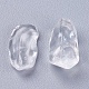天然の水晶チップビーズ  ロッククリスタルビーズ  穴なし/ドリルなし  4~15x3~9x1~9mm G-K251-03-2