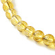 Bracciale rigido con perline di pietra mista in cristallo reiki per ragazze donne BJEW-JB06802-7