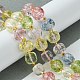 Synthetic Colored Topaz Crystal Beads Strands G-Q010-A14-01-2