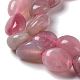 Granos naturales de abalorios de cuarzo rosa G-P497-01A-02-A-5