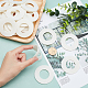 FINGERINSPIRE 120 Pcs Mini Diffuser Refill Pads Essential Oil Refill Pad Oil Diffuser Replacement Pad 2.2 inch in Diameter White Circle Essential Aromatherapy Pads Refill Aroma Pad for Air Purifier AJEW-WH0283-88-3