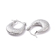 304 Stainless Steel Chunky Crescent Moon Hoop Earrings for Women EJEW-G293-24P-2