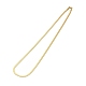 Ionenplattierung (IP) 304 Edelstahl-Halskette mit Fischgrätenmuster für Männer und Frauen NJEW-E076-04C-G-1