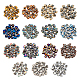 Arricraft 300 pièces 15 couleurs galvanoplastie perles d'hématite synthétique non magnétique G-AR0003-99-1