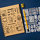 ラバークリアスタンプ  カード作りの装飾DIYスクラップブッキング用  混合図形  22x18x0.8cm DIY-WH0251-009-3