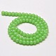 Round Imitation Jade Glass Beads Strands GLAA-F031-10mm-02-2