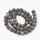 Dragon naturel perles de pierre de sang brins G-T106-145-3