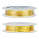 BENECREAT 24-Gauge Tarnish Resistant Gold Wire CWIR-BC0001-0.5mm-G-3