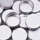 PandaHall Elite 30 pcs Aluminium Jar Aluminium Box Make Up Jar Round Containers CON-PH0001-06C-3