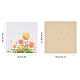 3d tulipanes pop-up tarjetas de felicitación DIY-WH0161-06-2