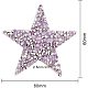 Pandahall elite 10 colori star crystal glitter strass adesivi iron on stickers bling star patch per dress home decoration FIND-PH0016-07-2