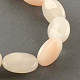 Natural Pink Aventurine Faceted Oval Bead Strands G-S197-09-2