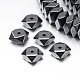 Non-magnetic Synthetic Hematite Beads Strands G-P341-40-4x8mm-1