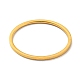 Placcatura ionica (ip) 304 anello da dito semplice a fascia semplice in acciaio inossidabile per donna uomo RJEW-F152-05G-A-2