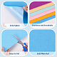 BENECREAT 12 Pcs Colors Adhesive Backed Felt Fabric Sheets 11.8x8 Inch Mixed Color Self Adhesive Felt Fabric Macaron Backed Felt for DIY Projects and Sewing Projects DIY-BC0006-23-4