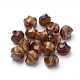 Perles acryliques de couleur bicolore X-MACR-Q225-22-1