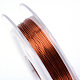 Alambre de joyería de cobre redondo CWIR-R005-0.3mm-11-2