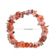 Natural & Synthetic Mixed Stone Chips Stretch Bracelets BJEW-JB01308-2