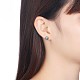 925 Sterling Silver Stud Earrings EJEW-BB30646-1-3