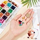18 Color Natural Mashan Jade Round Beads Strands G-PH0034-38-4
