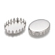 201 Stainless Steel Cabochon Settings STAS-P249-10A-P-2