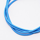 Cordón de cordón elástico de látex de poliéster AJEW-WH0121-55H-2