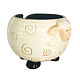 Lovely Sheep Shape Handmade Porcelain Yarn Bowl Holder SENE-PW0022-04-2