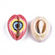 Perlas de concha de cowrie impresas SSHEL-T007-15D-2