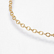 Umweltfreundliche Halsketten aus Messing mit Gestellbeschichtung X-MAK-G002-09G-FF-3