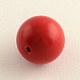 Runde Zinnober Perlen CARL-Q002-10mm-2