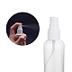 80ml透明ペットプラスチック香水スプレーボトルセット  PPのプラスチック漏斗ホッパーとPEのプラスチックスポイト  丸い肩  透明  128.5x36.5mm  容量：80ミリリットル  32個/セット MRMJ-BC0001-57-4