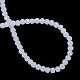 Chapelets de perle en verre imitation jade GLAA-R166-8mm-03A-3