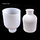 Moules en silicone pour vase à colonne rainuré bricolage DIY-E047-01-4