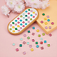 Glitter Glass Cabochons GLAA-FH0001-01A-4