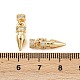 Латунные застежки KK-H078-23G-3