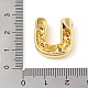 Кулон из латуни с прозрачным кубическим цирконием KK-Z046-01G-U-3