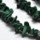 Chip Natural Malachite Beads Strands X-G-N0134-27-1