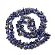 Lapis naturali di chip lazuli fili di perline X-G-M205-14-2