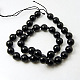 Natural Agate Beads Strands G-G090-10mm-1-2