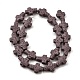 Бусы из натуральной лавы&nbsp;G-L498-E01-01B-2