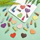 20Pcs 10 Colors Heart with Word Lovdy Home Sweet Love PU Leather Pendants FIND-SZ0001-66-6