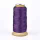 ポリエステル糸  カスタム織りジュエリー作りのために  インディゴ  0.25mm  約700m /ロール NWIR-K023-0.25mm-10-1