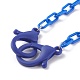 Personalisierte undurchsichtige Acryl-Kabelketten-Halsketten NJEW-JN03432-01-2